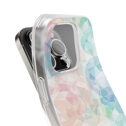 Pastel Geometry Background - Flexi iPhone 16 Phone Case