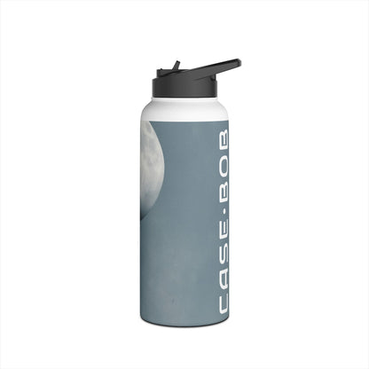 Moon Balloon Blue - Stainless Steel Water Bottle