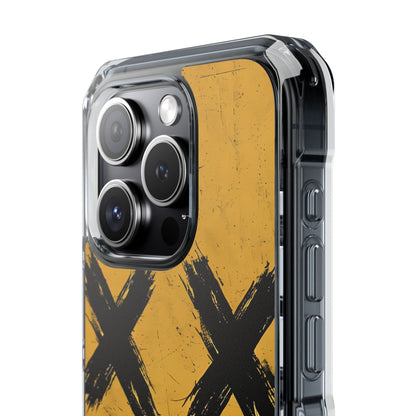 Jagged Smile Yellow iPhone 15 Pro Case - Impact