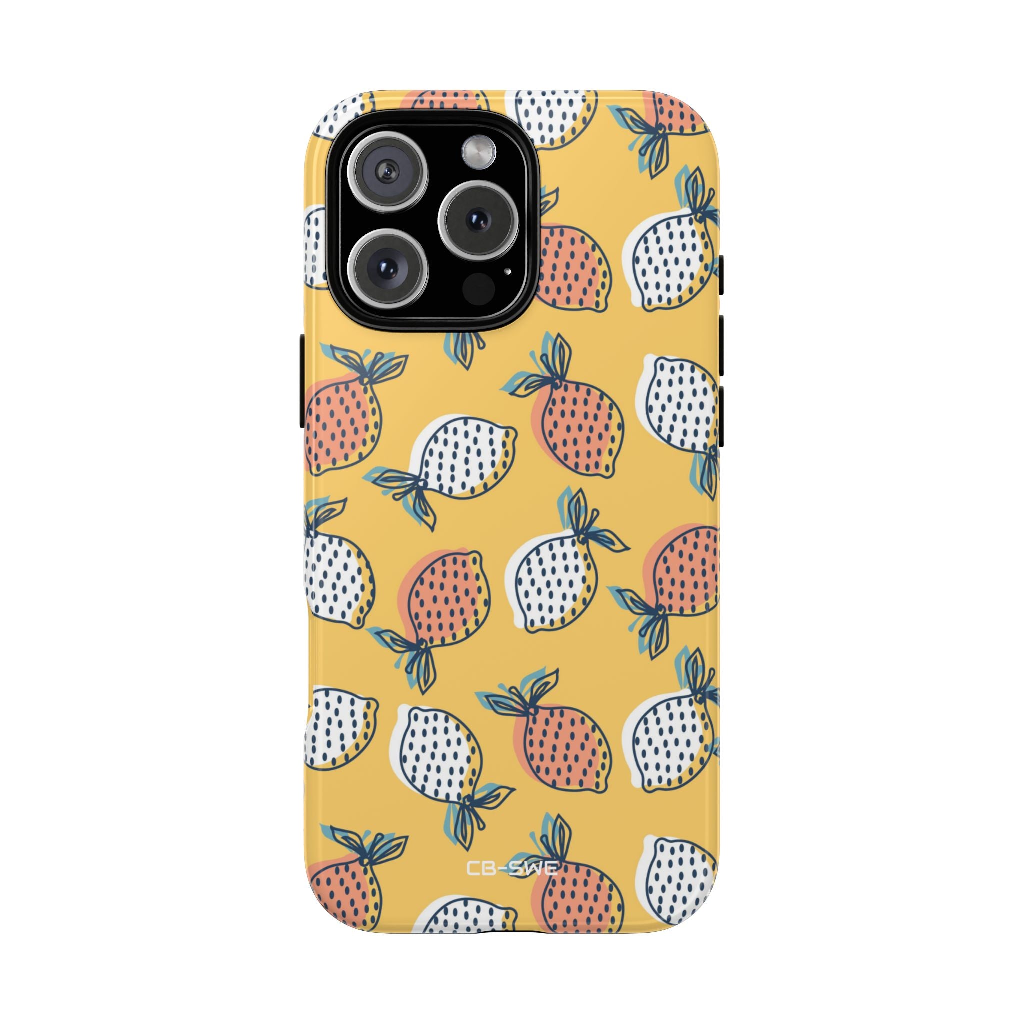 Lemons Dance Playfully - iPhone Case