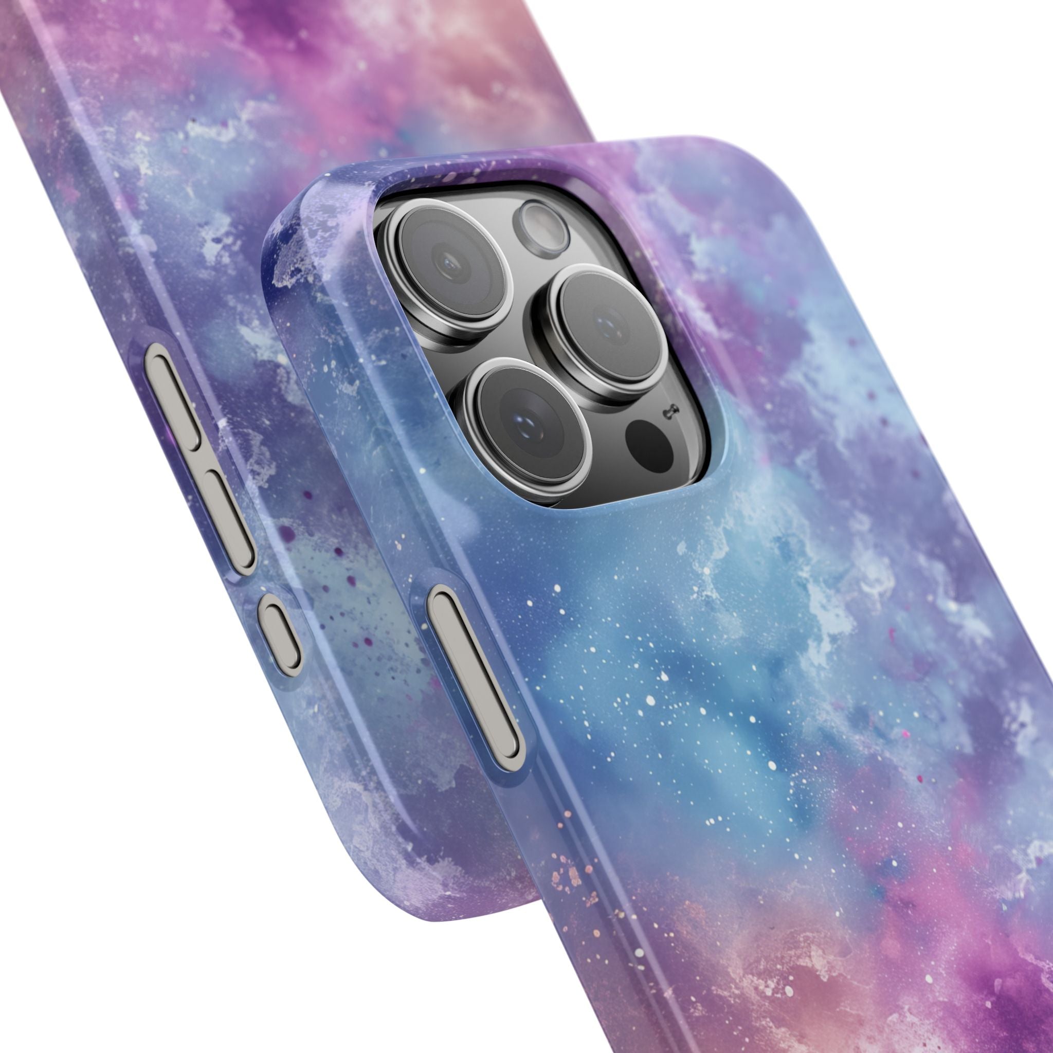 Cosmic Nebula Swirls - Slim iPhone 16 Phone Case