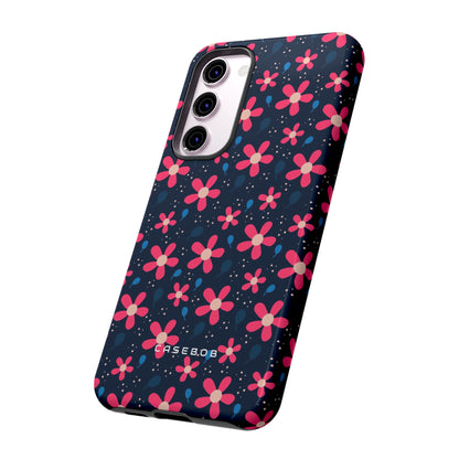 Pink Flower Pattern - Protective Phone Case