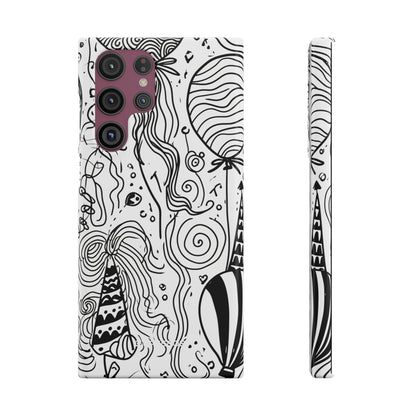 Whimsical Festivity | Slim Phone Case for Samsung