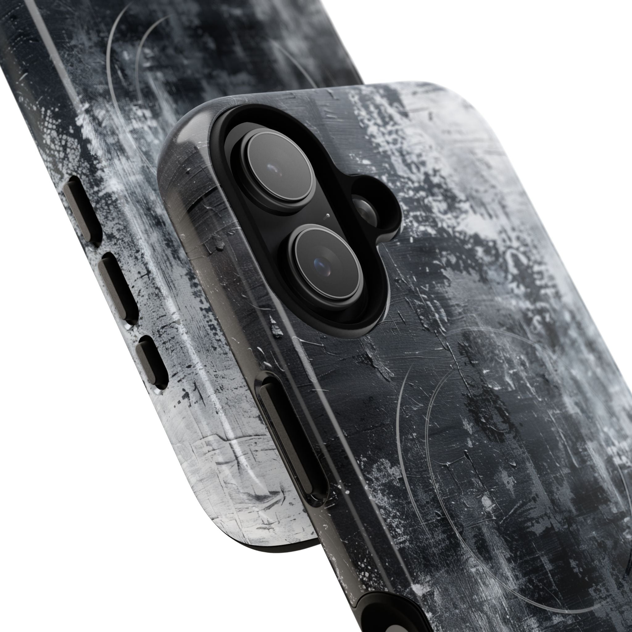 Textured Blackscape iPhone 17 Case - Tough+
