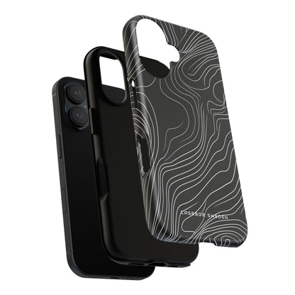 Contour Waveform Flow iPhone 16 - Tough Phone Case