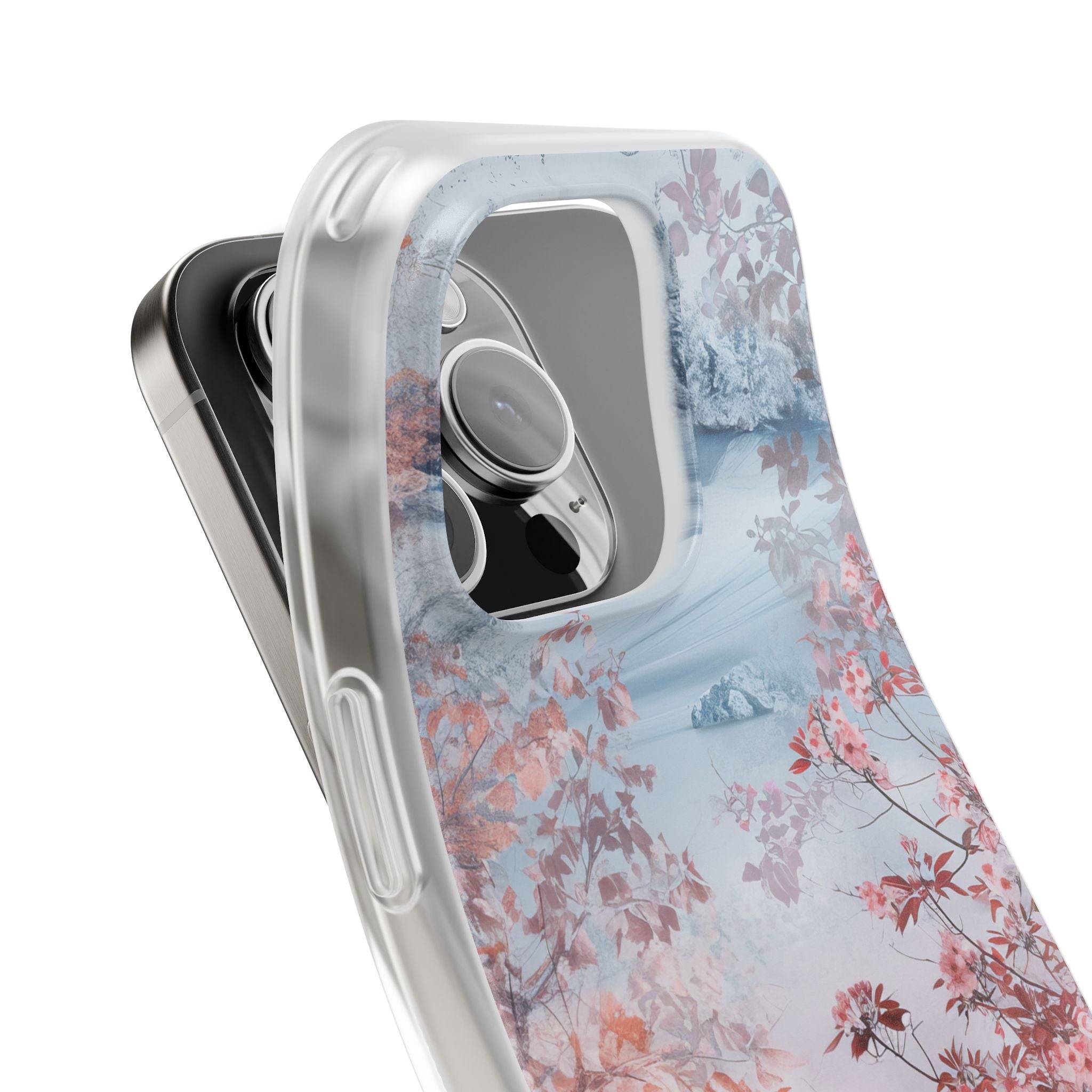 Floral Serenity Case - Flexi iPhone 16 Phone Case