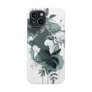 Botanical Cartography | Flexible Phone Case for iPhone