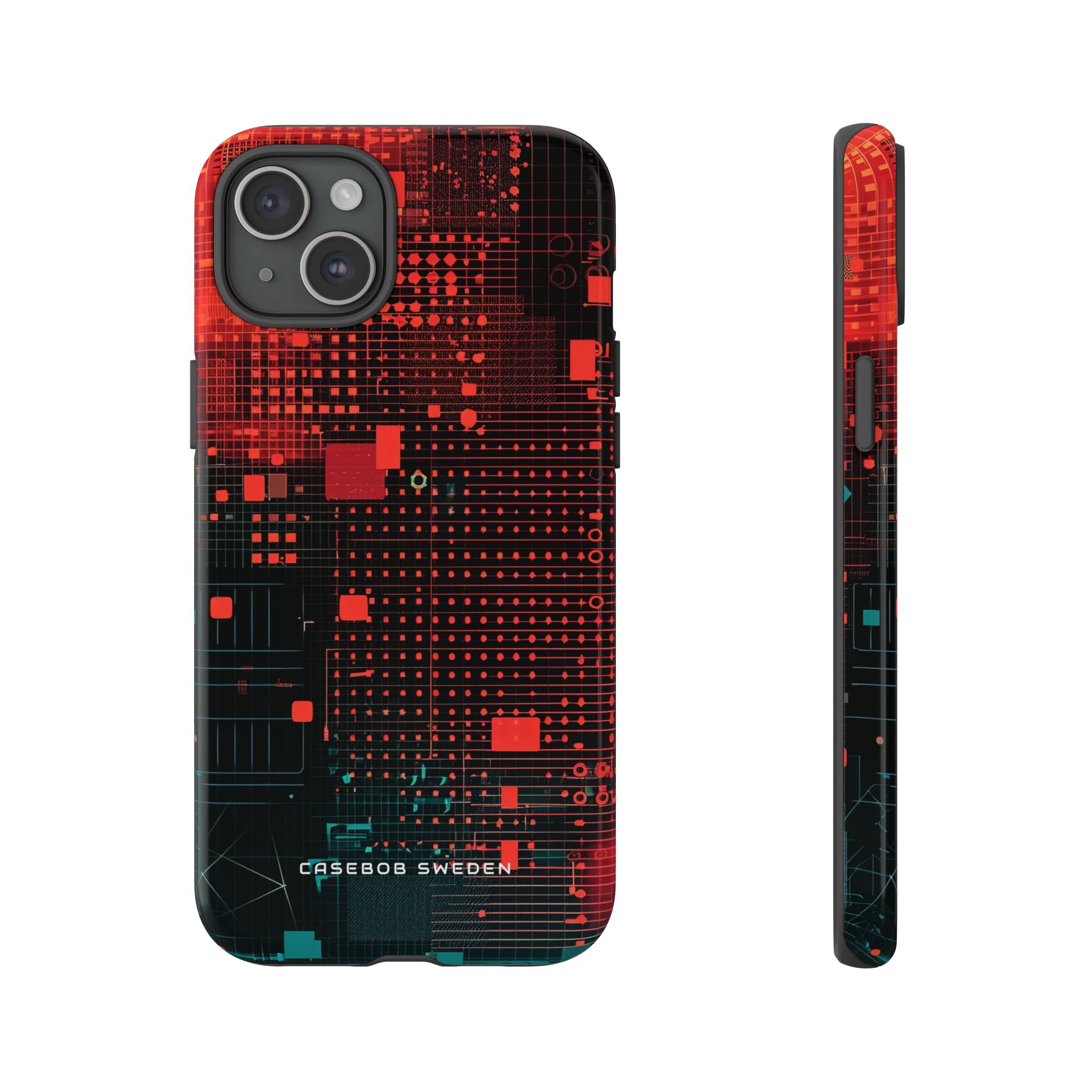 Gradient CyberFlux iPhone 15 - Tough Phone Case