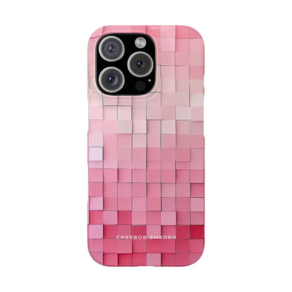 Gradient Pink Mosaic iPhone 16 - Slim Phone Case