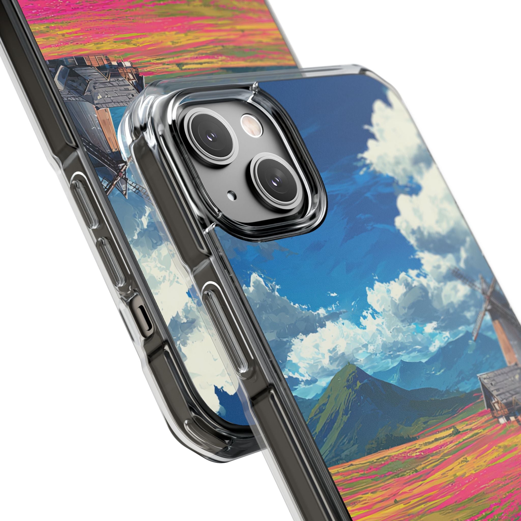 Impressionistic Summer Windmill iPhone Case - Impact