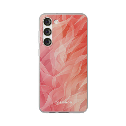Peach Wave Drift Samsung S23 Plus Case - Soft