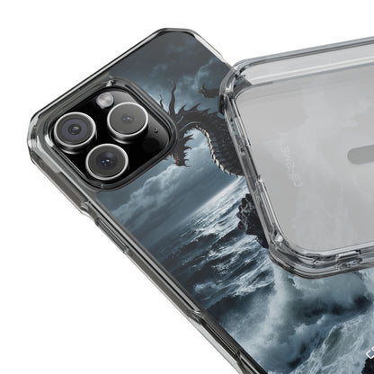 Dragon Roars Against Sea iPhone Case - Impact