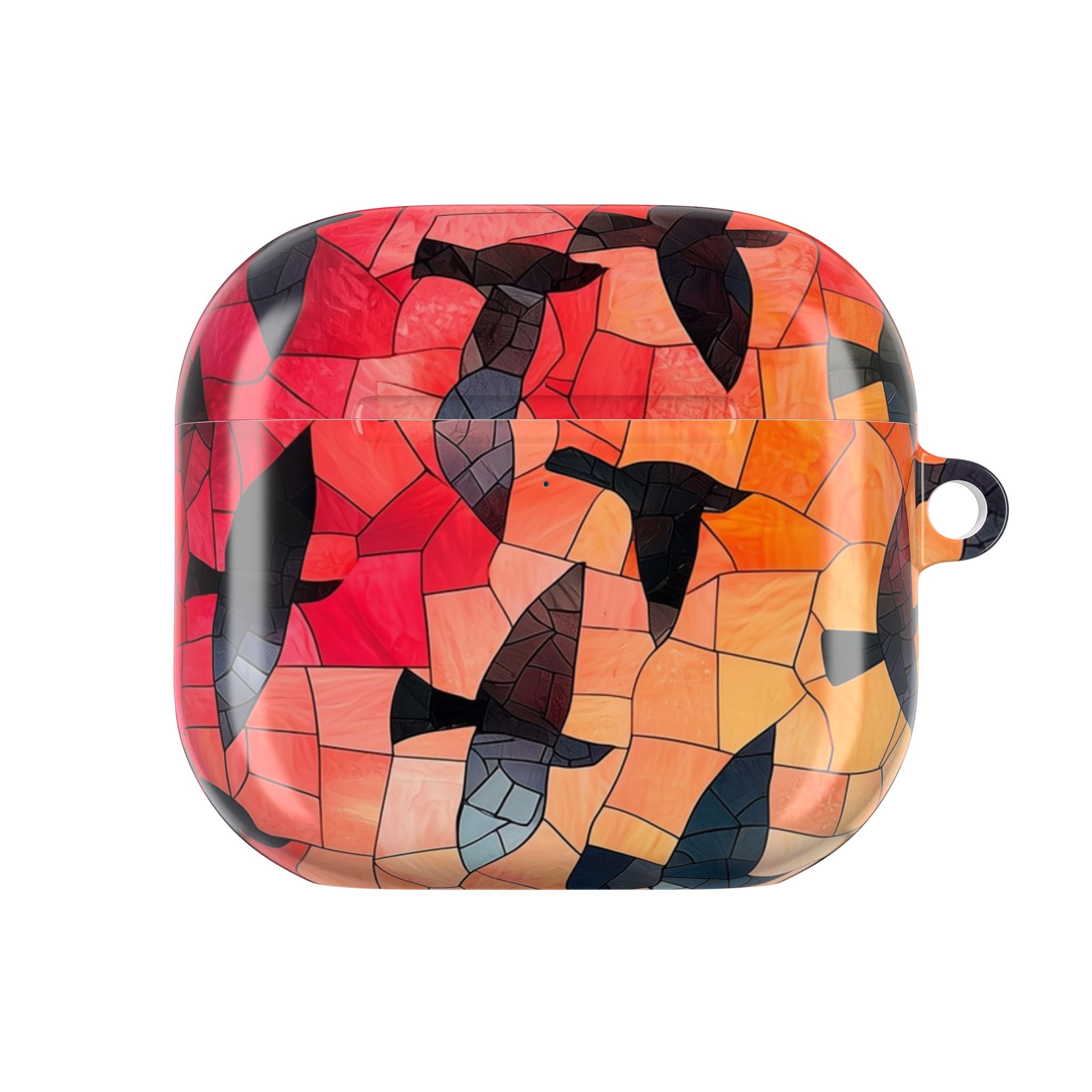 Värjätyt lasi- linnut - AirPods Case