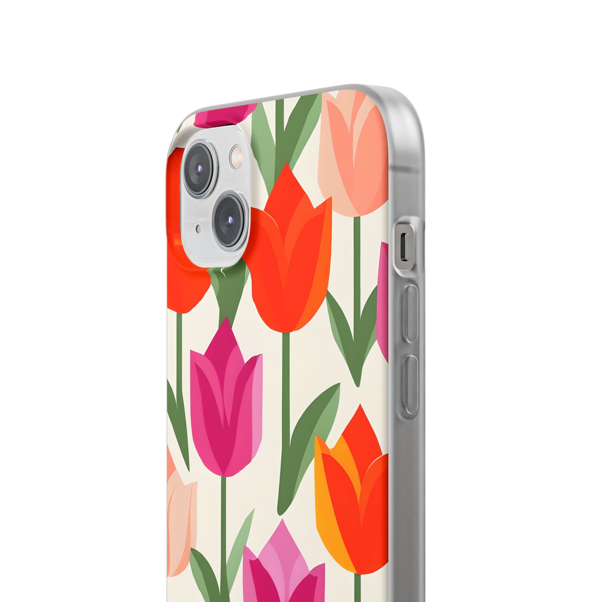 Tulip Harmony Green iPhone 14 Plus - Soft Case