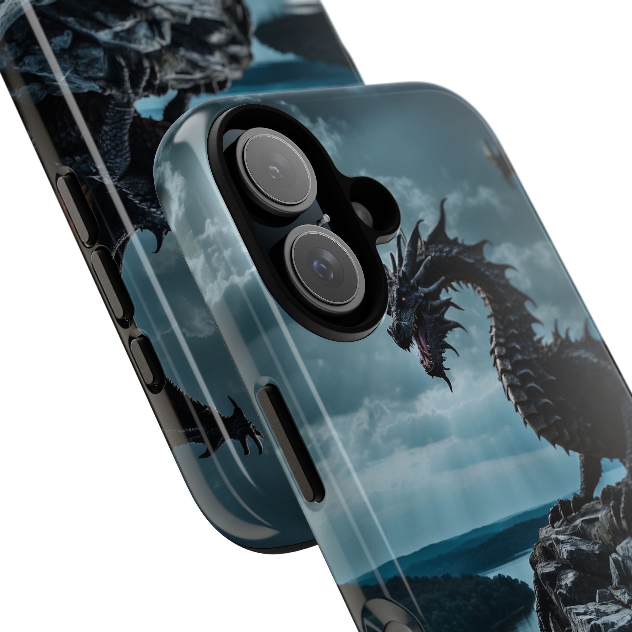 Dragon Soars Moonlight - iPhone Case