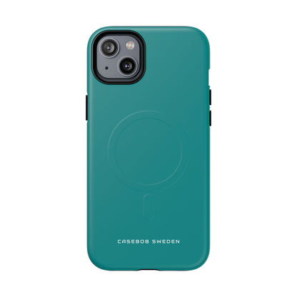 Dark Cyan iPhone 14 | Tough+ Phone Case