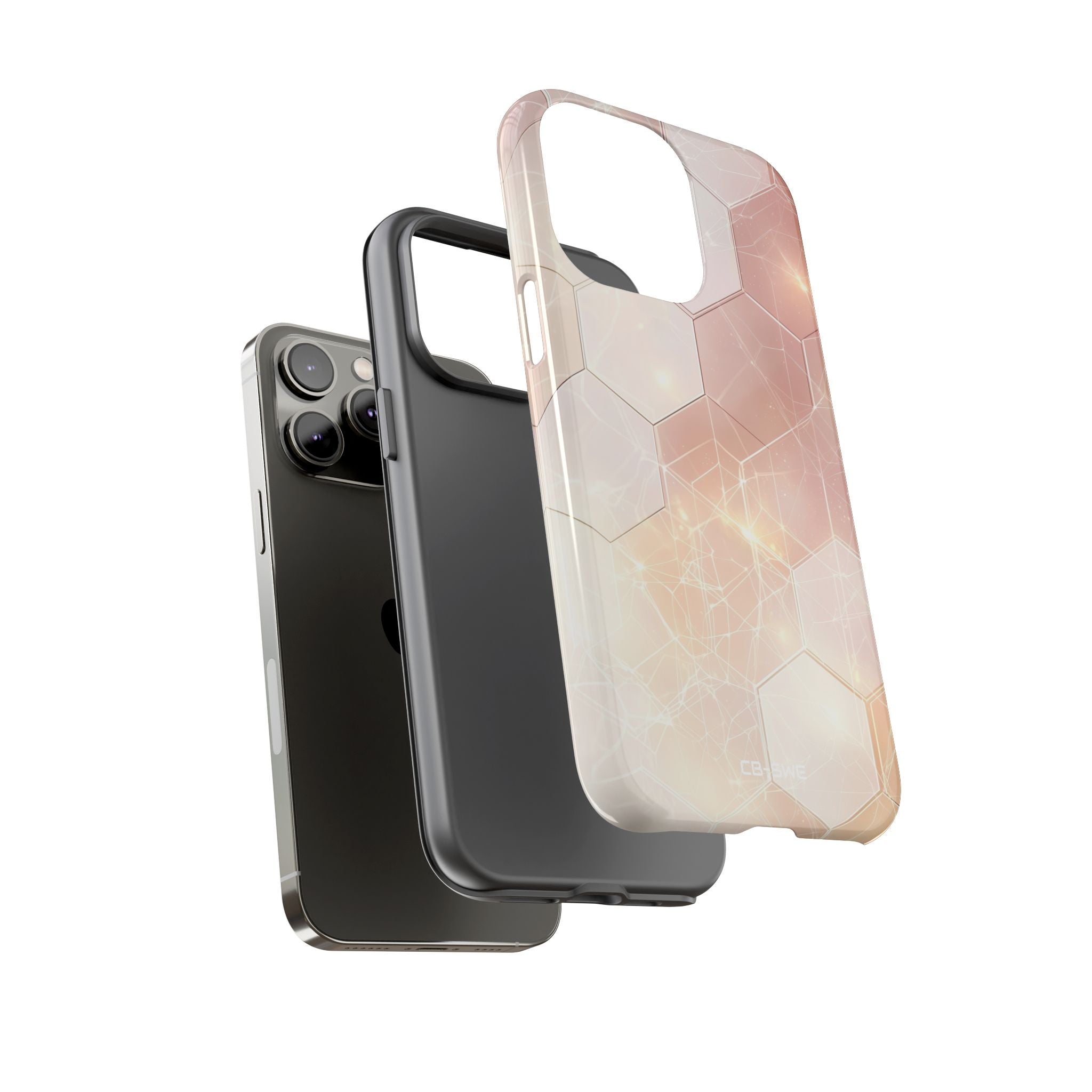 Hexagons Reflect Light - iPhone Case