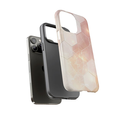 Hexagons Reflect Light - iPhone Case