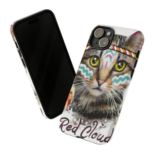 Red Cloud Cat - Protective Phone Case