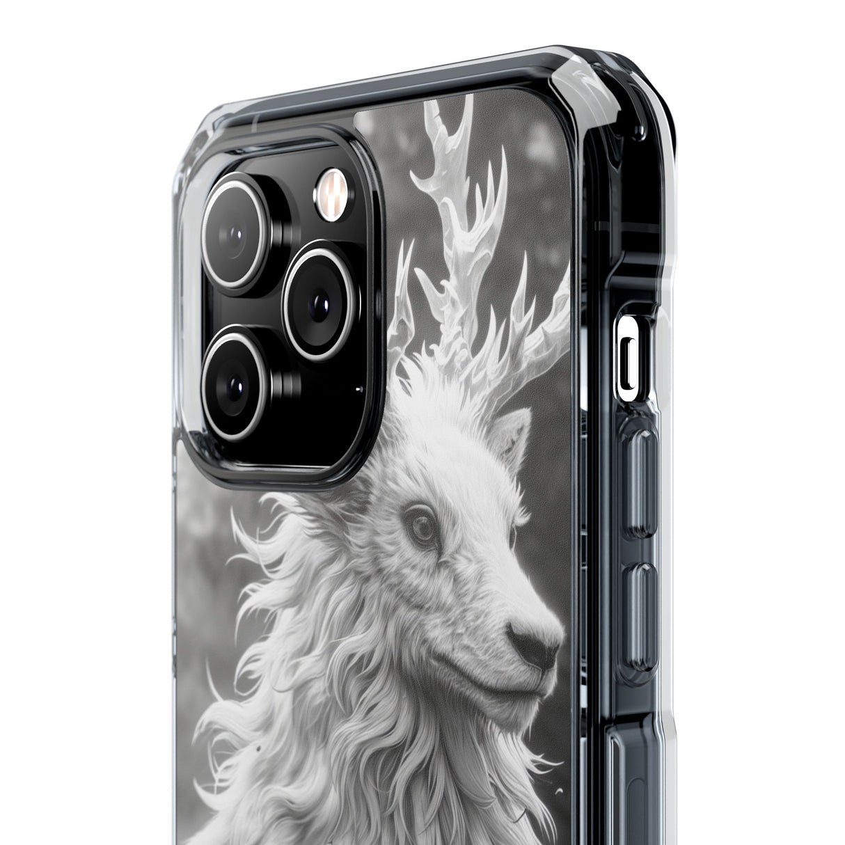 Majestic Forest Guardian - Phone Case for iPhone (Clear Impact - Magnetic)