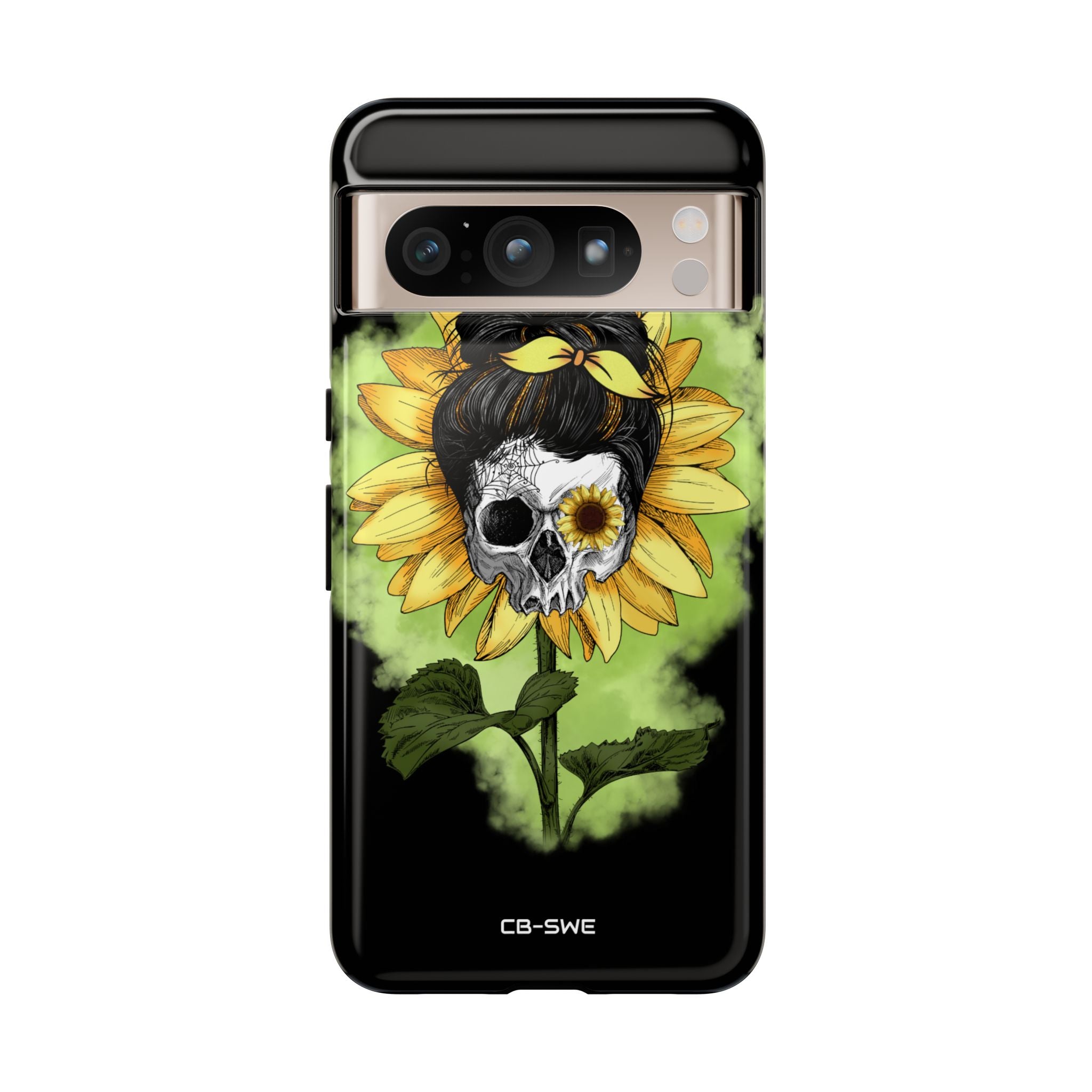 Sunflower Skull Fusion - Google Pixel Case
