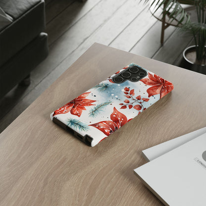 Poinsettias Bloom Bright - Samsung Case
