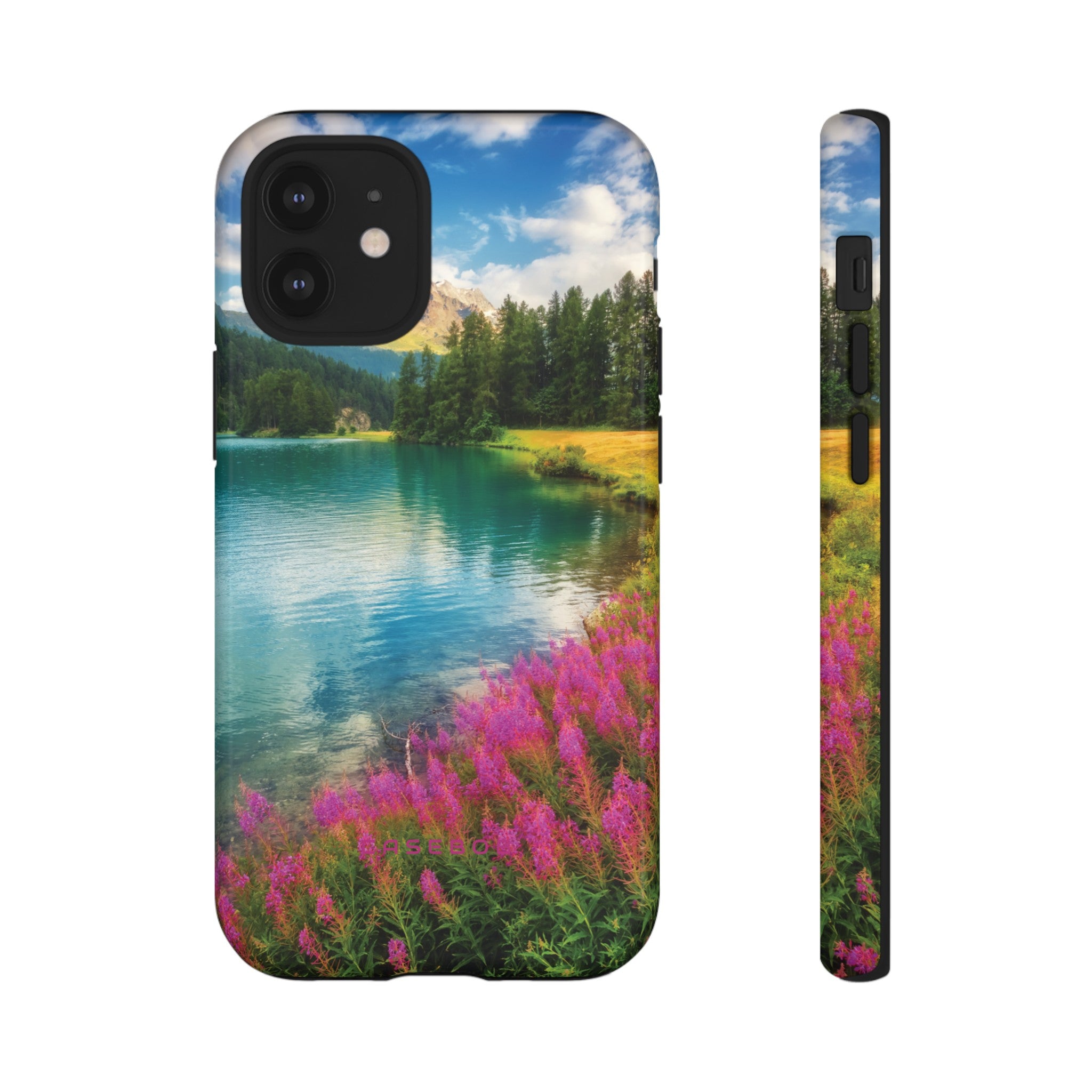 Azure Alpine Lake Phone Case - Protective Phone Case