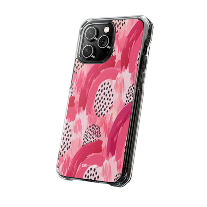 Vibrant Brushwork Dance iPhone Case - Impact