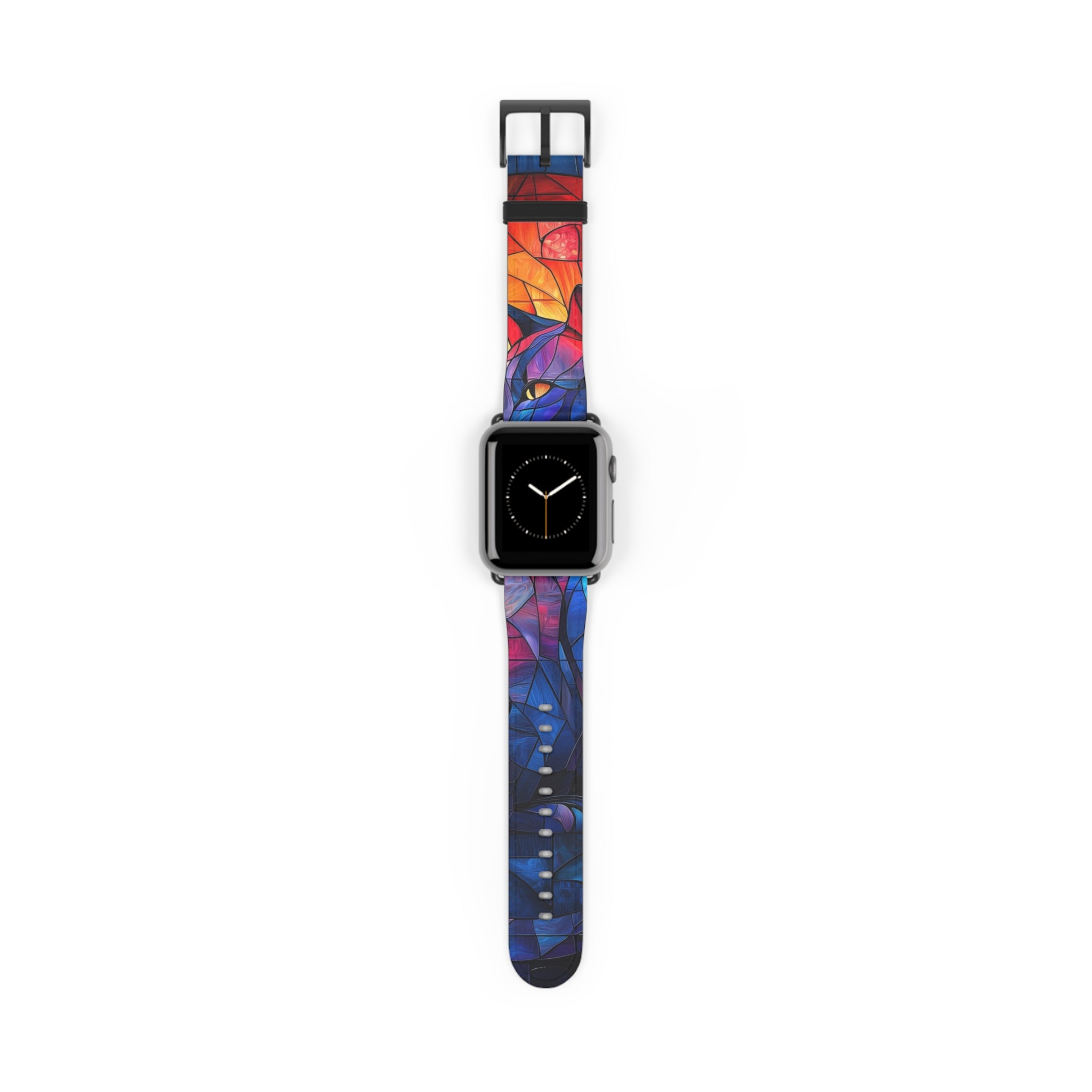 Stained Glass Cat - Watch Band