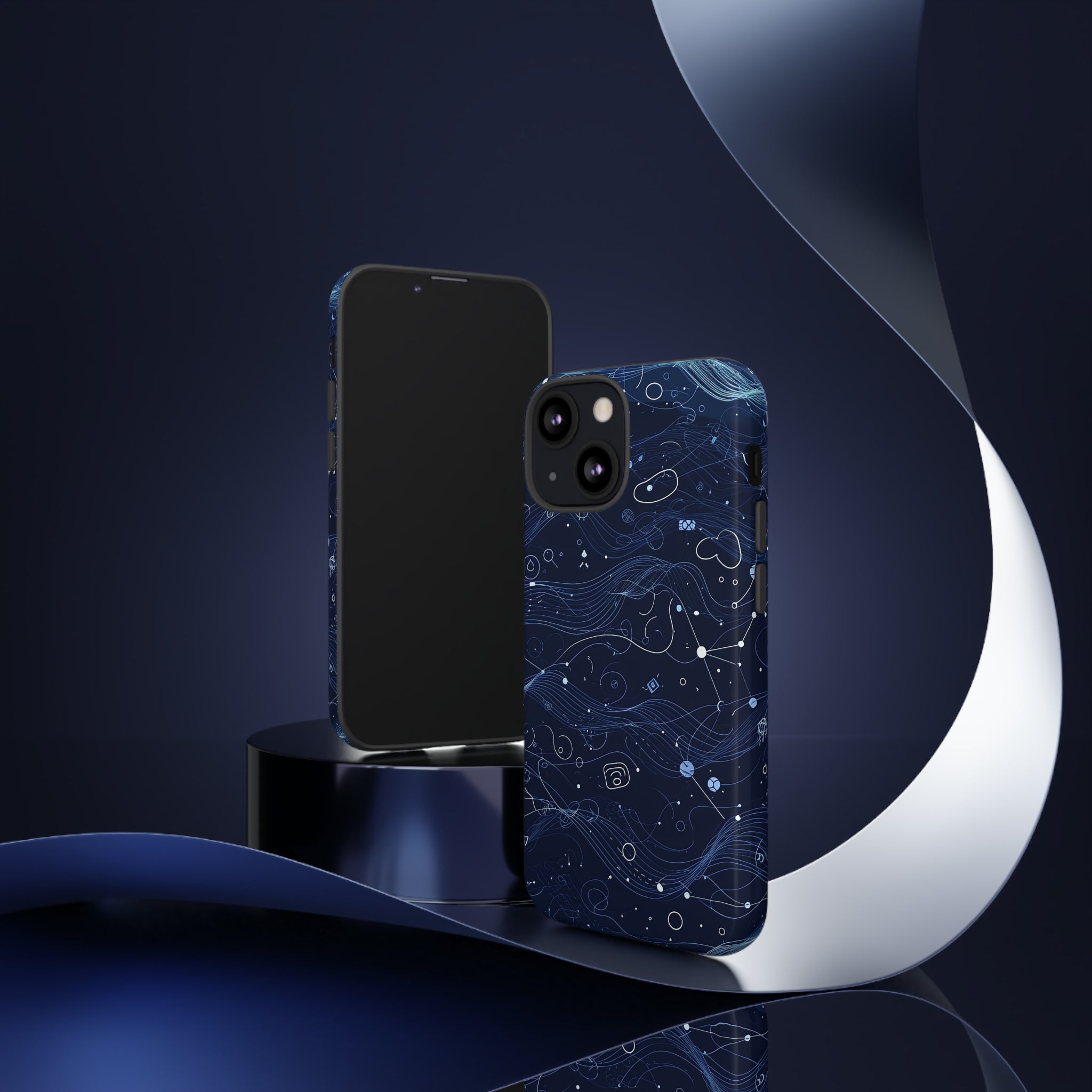 Network Fusion: Connectivity Gradient - Protective Phone Case