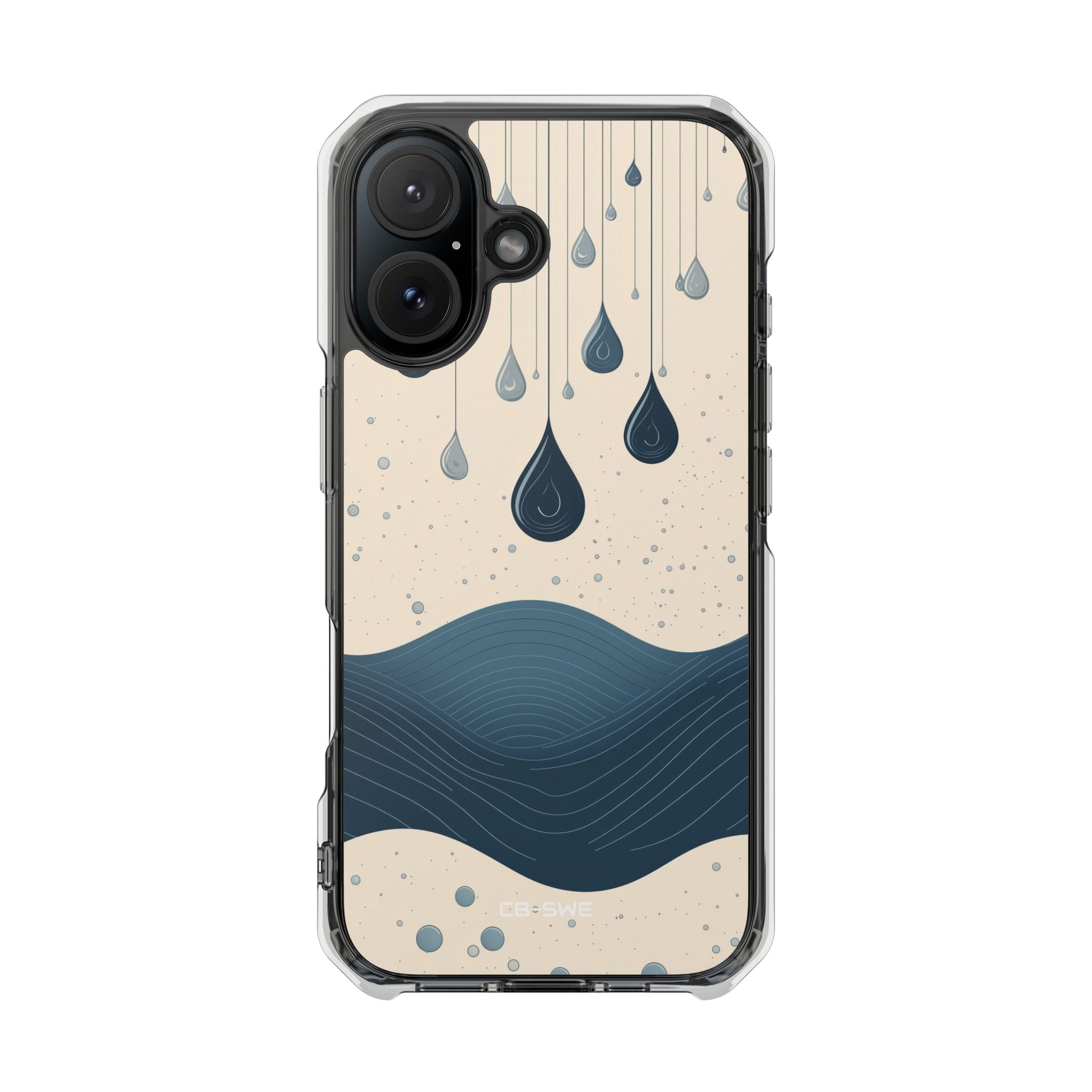 Gentle Waves Flow iPhone Case - Impact