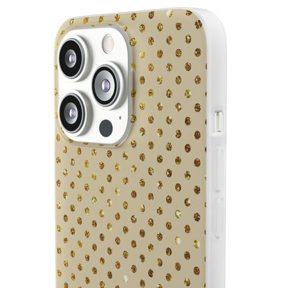 Gold Sparkle Grid iPhone 13 Pro - Soft