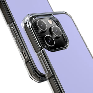 Lavendelblau | Handyhülle für iPhone (Clear Impact Case – magnetisch)