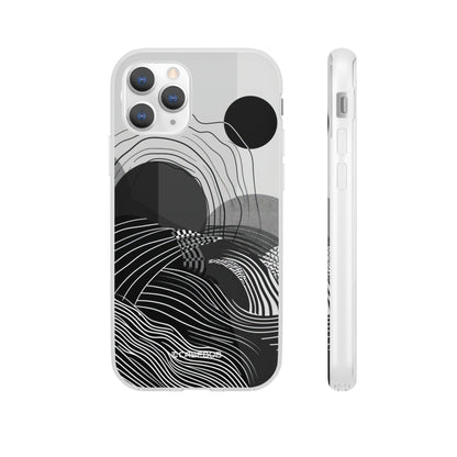 Monochrome Dynamics | Flexible Phone Case for iPhone