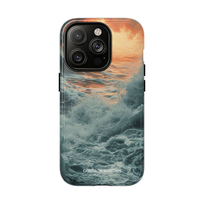 Fiery Wave Power - Tough + MagSafe® iPhone 14 Phone Case