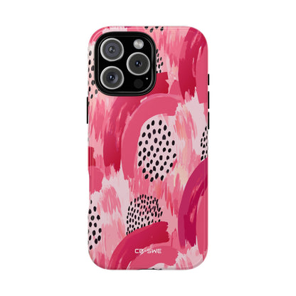 Vibrant Brushwork Dance - iPhone Case