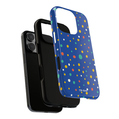 Colorful Dots Dance - iPhone Case