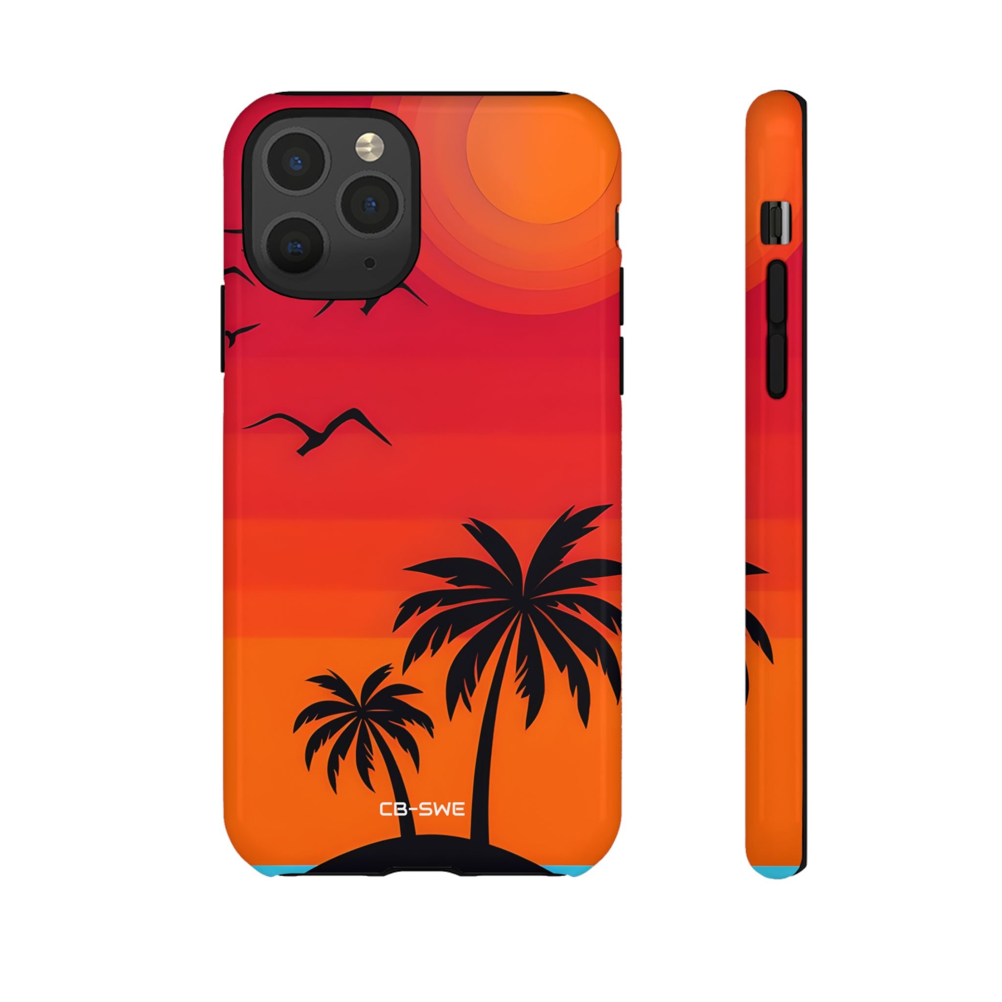 Summer Sunset Silhouettes - iPhone Case