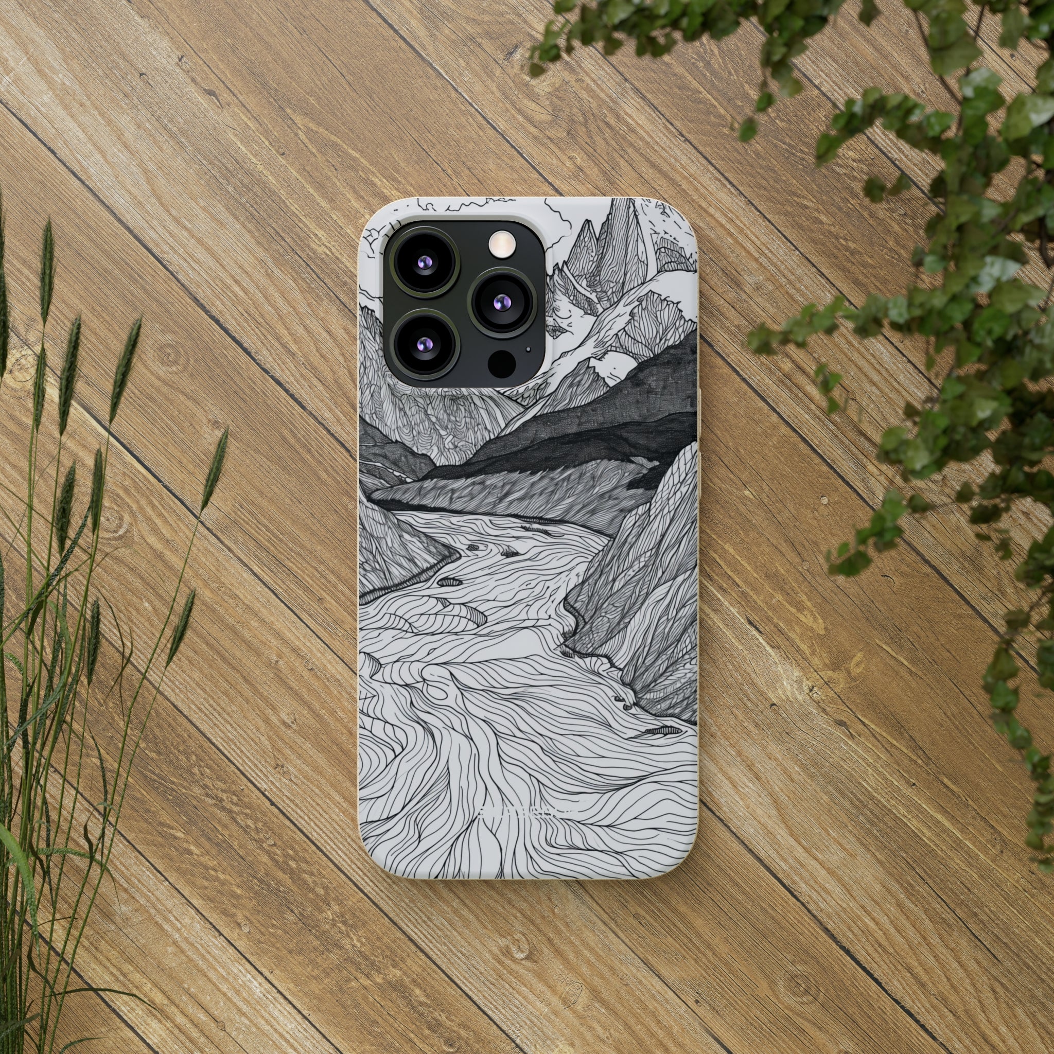 Mountain Tranquility | Biodegradable Phone Case