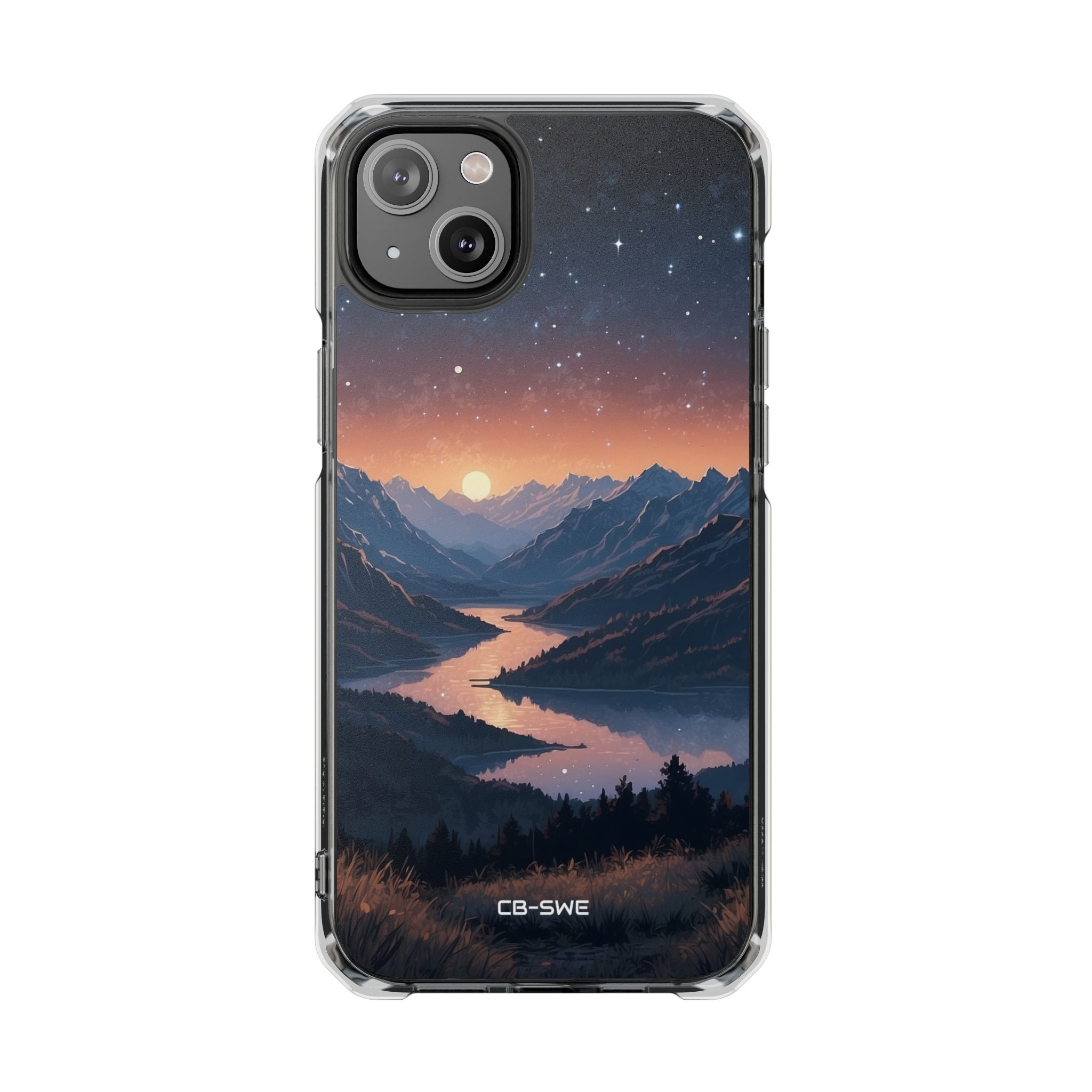 Mountains Embrace Light iPhone Case - Impact