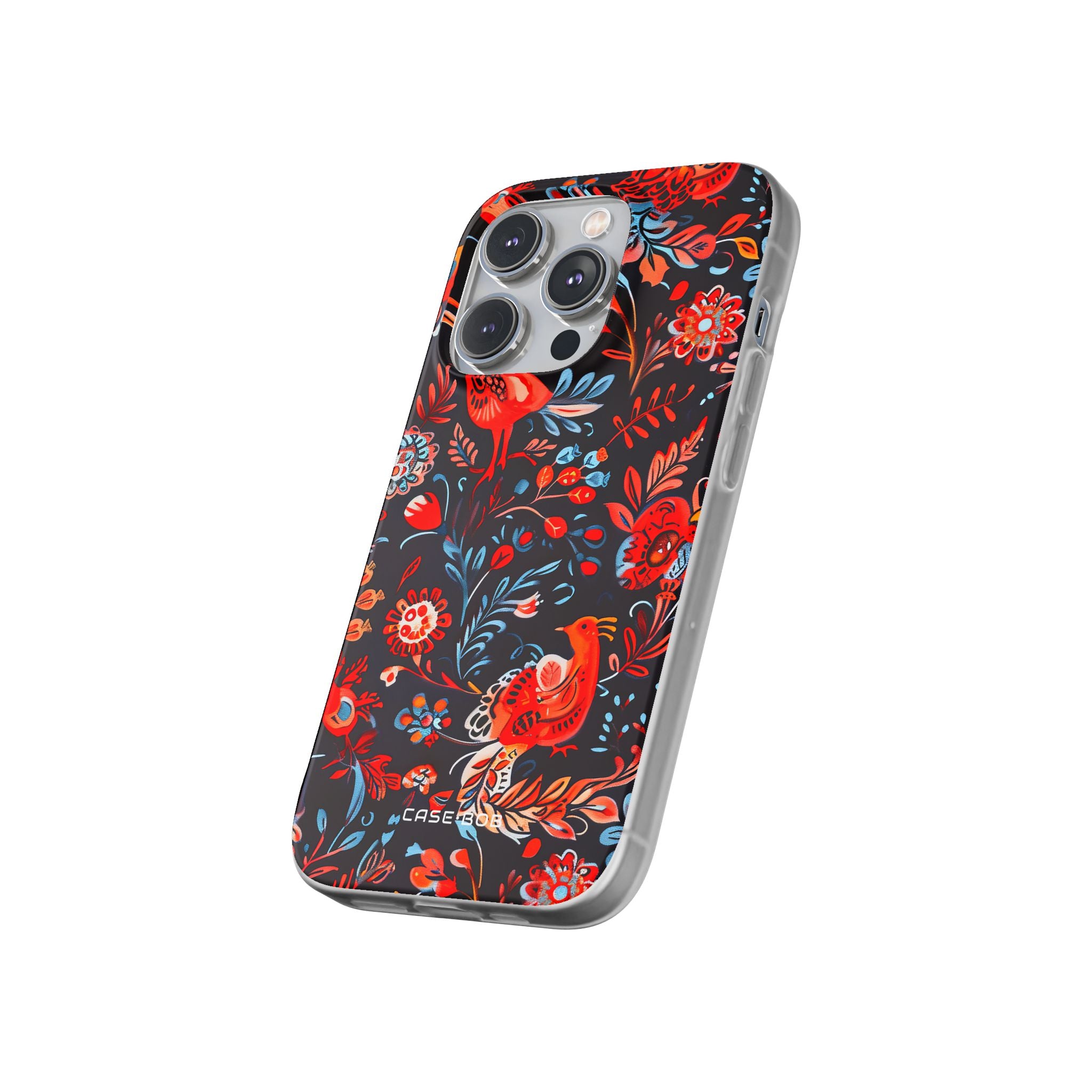 Vivid Birdscape iPhone 14 Pro Case - Soft