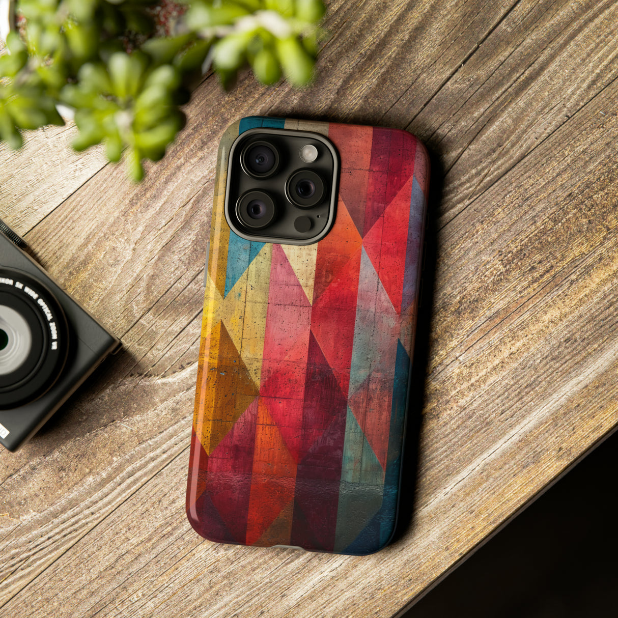 Geometric Fusion Wallpapers - Protective Phone Case