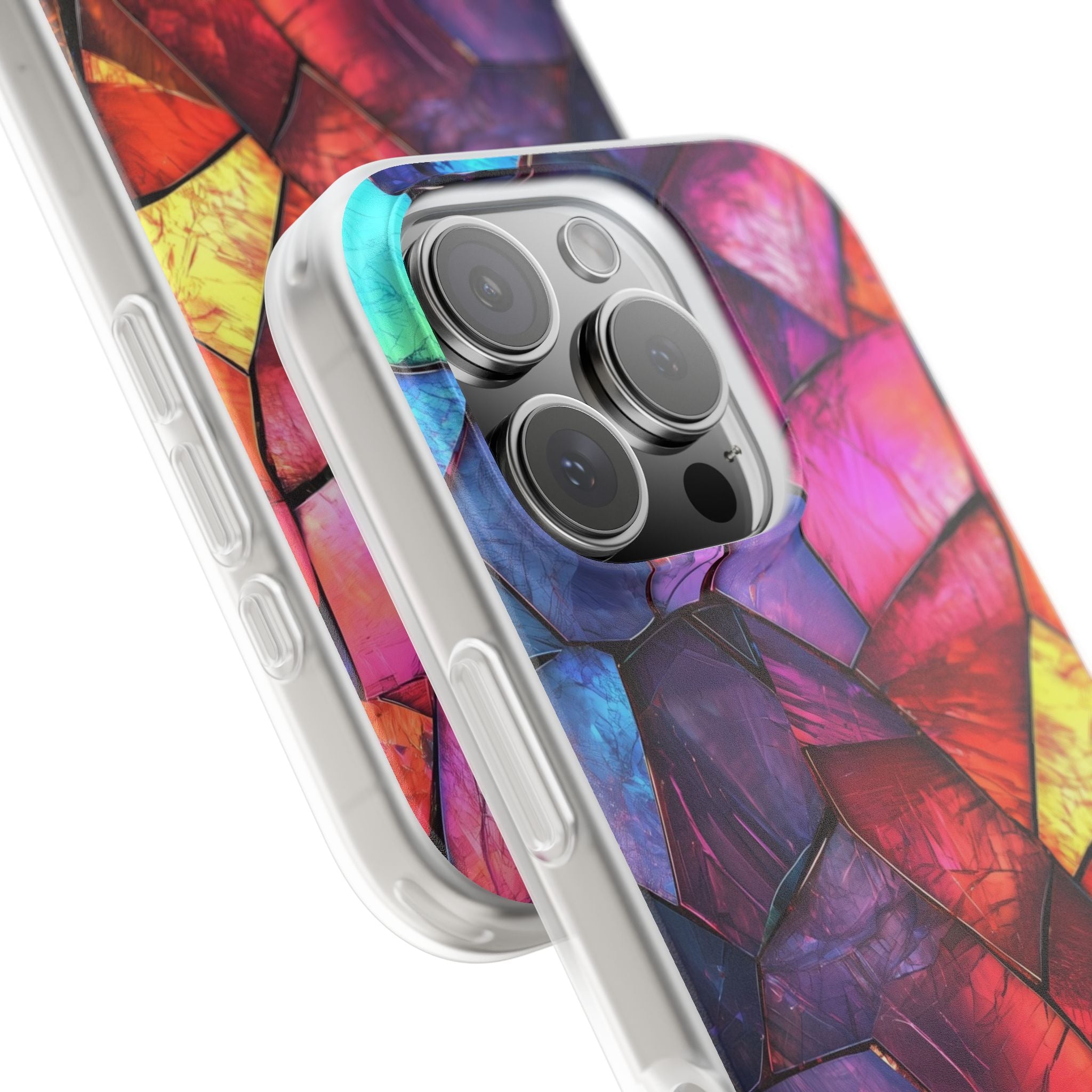 Cracked Prism iPhone 16 Pro Case - Soft