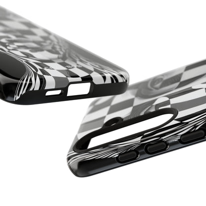 Checkered Face Samsung S24 Plus Case - Tough