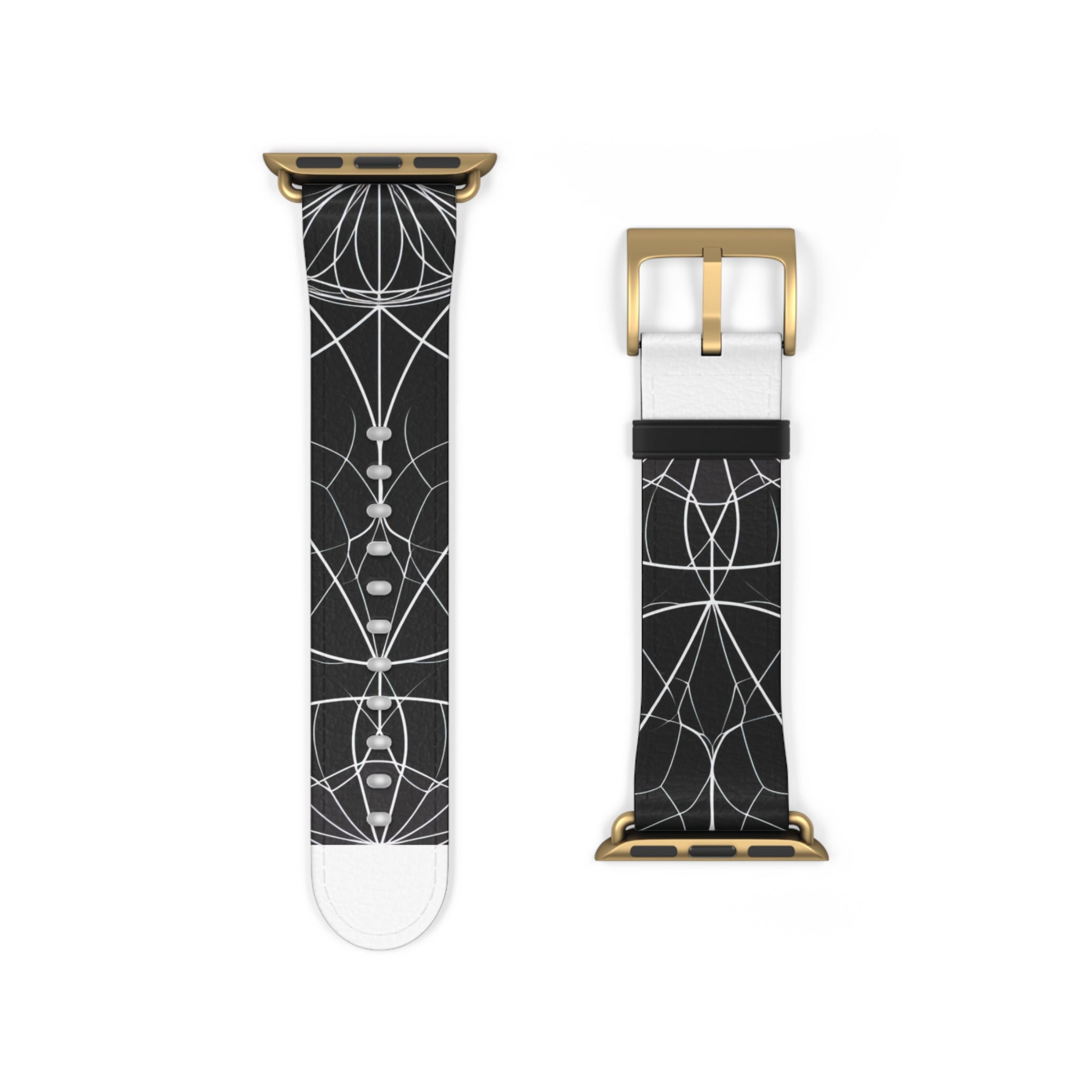White Mandala Radiance - Watch Band