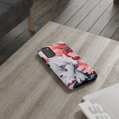 Digital Floral Elegance - Samsung Case