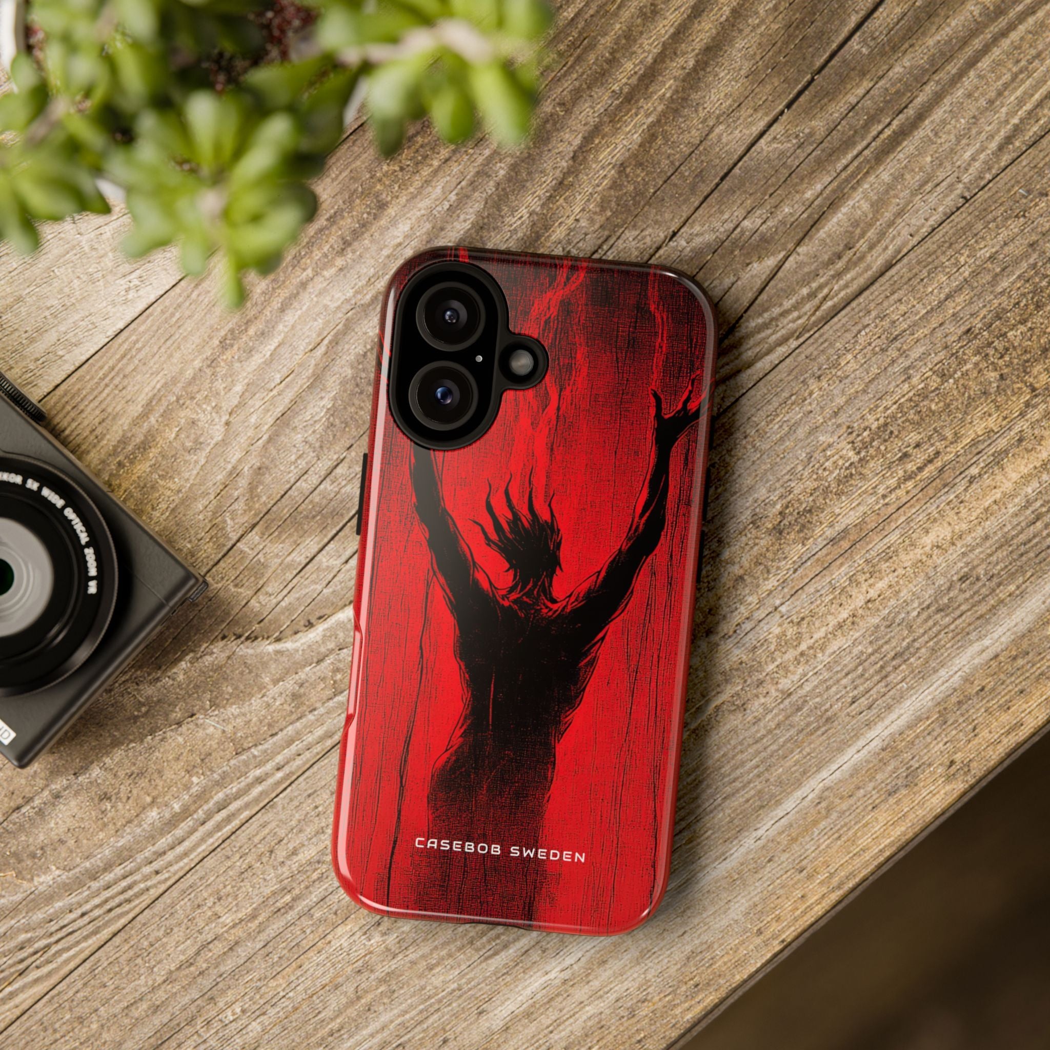 Crimson Despair iPhone 16 - Tough Phone Case