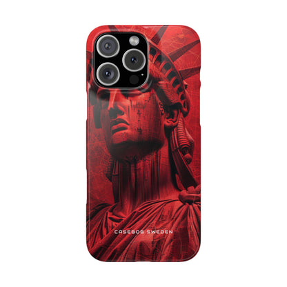 Zen Red Liberty Vision iPhone 16 - Slim Phone Case