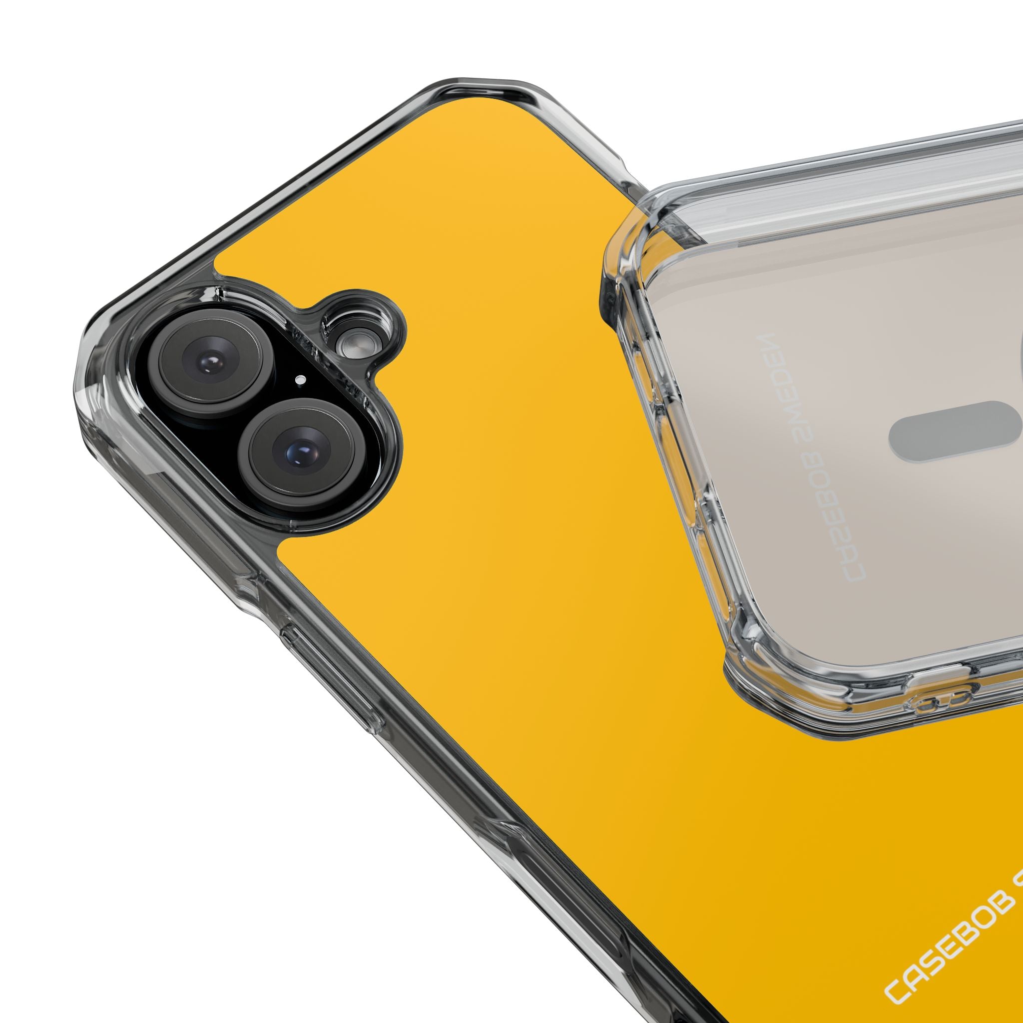 Amber Yellow - Clear Impact iPhone 16 Phone Case