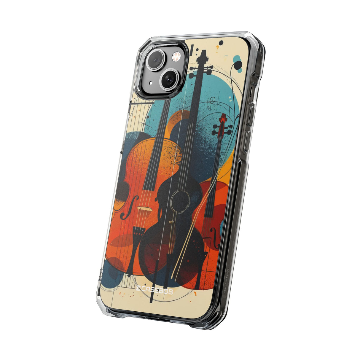 Musical Vortex - Phone Case for iPhone (Clear Impact - Magnetic)